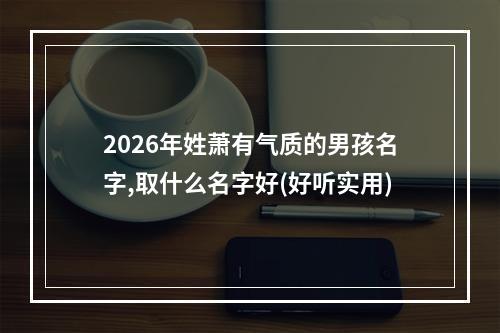 2026年姓萧有气质的男孩名字,取什么名字好(好听实用)