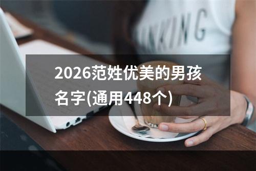 2026范姓优美的男孩名字(通用448个)
