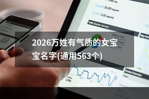 2026万姓有气质的女宝宝名字(通用563个)