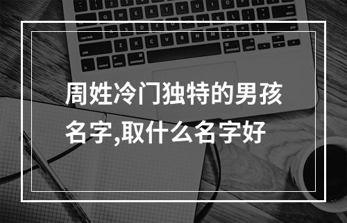 周姓冷门独特的男孩名字,取什么名字好