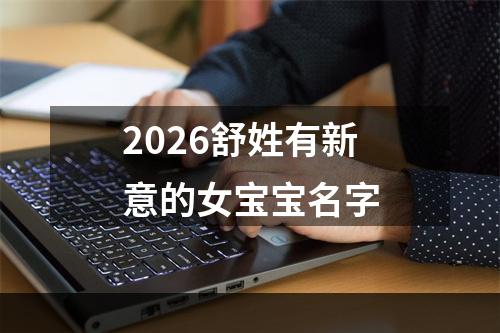 2026舒姓有新意的女宝宝名字