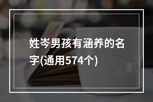 姓岑男孩有涵养的名字(通用574个)