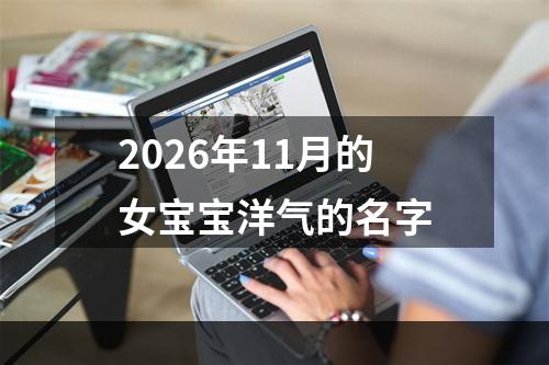 2026年11月的女宝宝洋气的名字