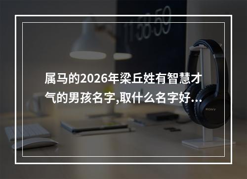 属马的2026年梁丘姓有智慧才气的男孩名字,取什么名字好(通用)