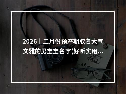 2026十二月份预产期取名大气文雅的男宝宝名字(好听实用)