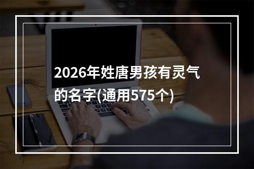 2026年姓唐男孩有灵气的名字(通用575个)