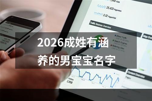 2026成姓有涵养的男宝宝名字