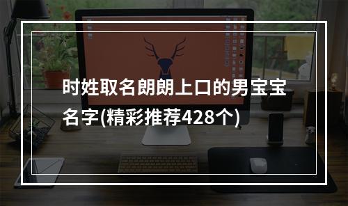 时姓取名朗朗上口的男宝宝名字(精彩推荐428个)